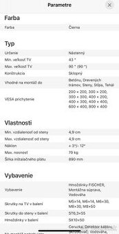 AlzaErgo TXL05B Frame XL sklopný 43"– 90" DRZIAK NA TV