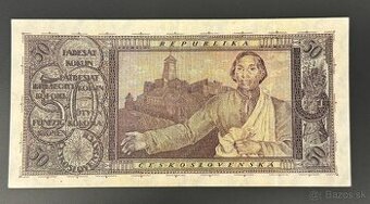 Kúpim bankovku 50 korunu 1922
