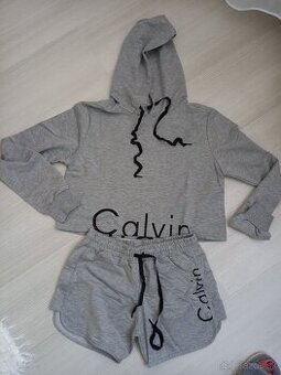 komplet calvin klein,sort., sedy