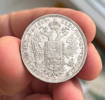 1/2 Toliar 1847 B - Ferdinand - 1