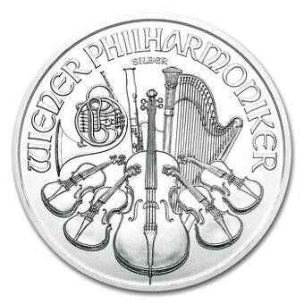 1 oz strieborná minca Wiener Philharmoniker – Münze Österrei