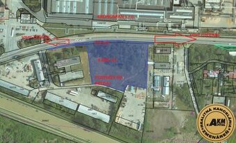 Predaj komerčného pozemku 10 576 m2 Zvolen - Môťová