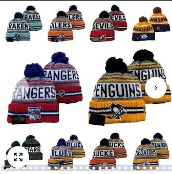 NHL zimné pletené čiapky značka newera