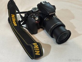 Digitálna zrkadlovka Nikon D3300 + 18-55 objektív a prísluše
