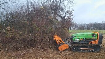 Čistenie pozemkou lesnou frézou