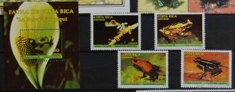 Poštové známky - Obojživelníky 3 - neopečiatkované