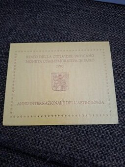 2 Euro Vatikán 2009 - Medzinárodný rok astronómie