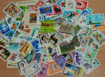 Poštové známky - 70 ks - Mix 10 - čisté