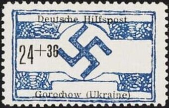 Nemecká okupácia Ukrajina 1944 MI-DE-UA  NU 19