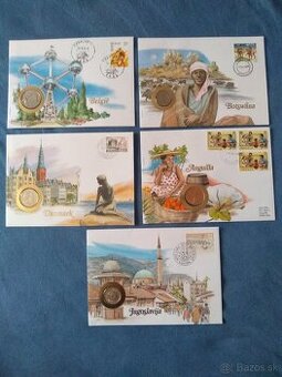 Numizmatické obálky 11ks