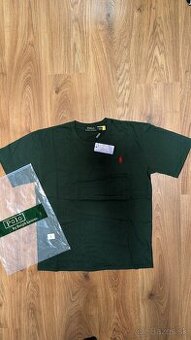 Pollo Ralph Lauren Tmavozelené Tričko