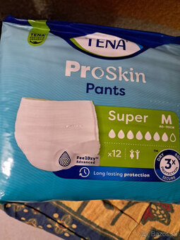 Predam nohavickove plienky Tena proskin pantc M, 4 baliky,