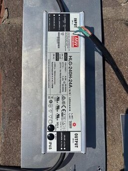 LED zdroj Mean Well HLG-240H-24A 24V 10A – 240W(Trafo)