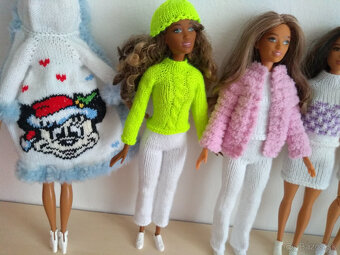 Oblečenie šaty na babiku Barbie Stefi Ken deti rainbow high