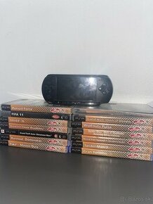 Predám funkčné zachovalé PSP s 13 hrami