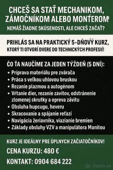 Ponuka praktických kurzov