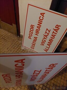Tabuľa Pozor štátna hranica