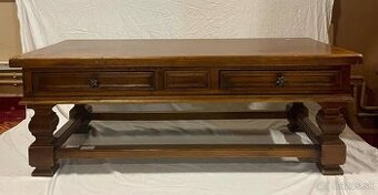 konferencny stolik, masiv, v45 cm, d120 cm, s 60 cm