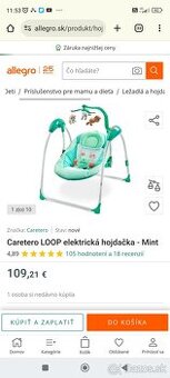 Hojdacie kreslo elektrické