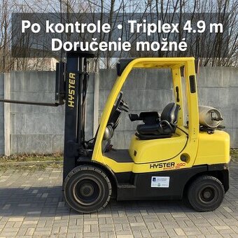 Hyster H3.0FT – LPG 3t, Triplex 4.9m, Mazda F2, po kontrole