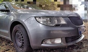 Škoda SUPERB 2 2.0 TDI 2010 predám KAPOTA, nárazník, BLATNIK