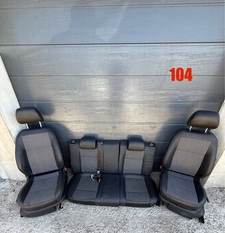 Predám polokožené sedadla Škoda Fabia 2