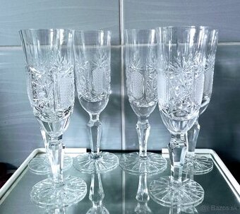 Krištáľové poháre - flauta