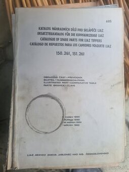Katalog náhradních dílu sklápače Liaz 150.261 151.261