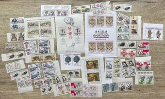 Známky ČSSR aršíky bloky páry c.12