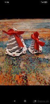 Papierové vianočné zvončeky