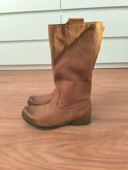 Čižmy kožené veľkosť 40