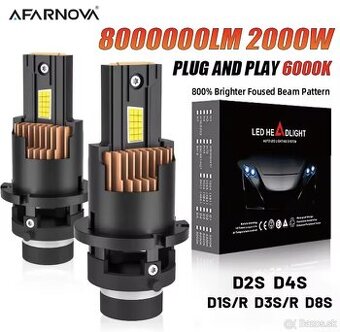 LED žiarovky D2S do xenon (BMW,Audi , Mercedes atď)