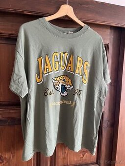 H&M zelené tričko s Potlačou č. L