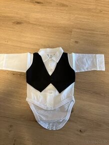 Body so vsitou ciernou vestickou, vel. 56, zn.Gaji
