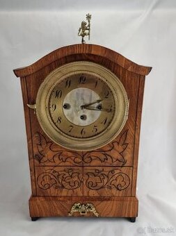 Starožitné Biedermeier hodiny  - 40 cm