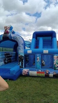 Skákací hrad combo Frozen