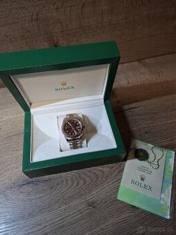 Rolex datejust bicolor rose gold