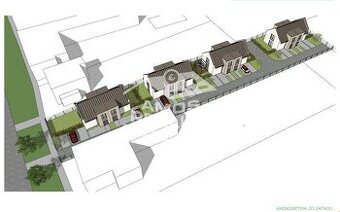 Predaj, pozemok 2086 m2 na výstavbu 4 RD, obec Mostová, okre