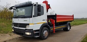 MERCEDES ATEGO 1222 TROJSTRANNÝ SKLÁPAČ + HYDR. RUKA
