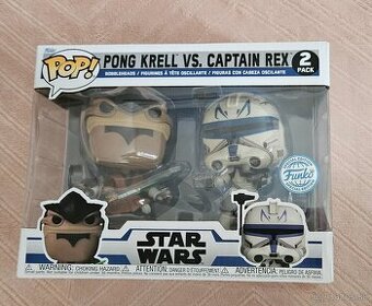 Funko Pop Star Wars Pong Krell vs. Captain Rex 2 Pack