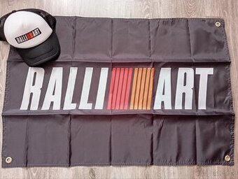 RALLIART vlajka + šiltovka