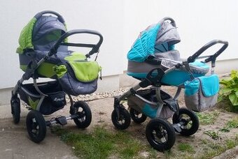 2 x kočík dvojkombinácia skladacie + autosedacka concord nav