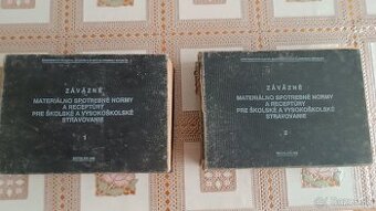 Záväzné materiálno spotrebné normy a receptúry
