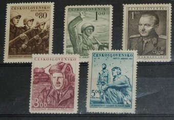 Poštové známky - Československo 56 - čisté