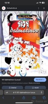 Kúpim Walt Disney Luxus 101 Dalmatínov