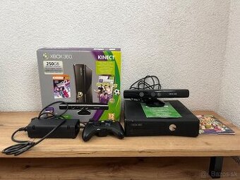 Xbox 360 Kinect 250GB – komplet, 1. majiteľ