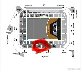 Separ listky na koncert 2x B203