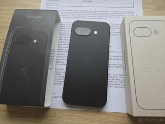 Pixel 9a 8GB/128GB, obsidian - cierny, top, zaruka