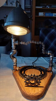 Lampa 1 - moto lampa, industrial art