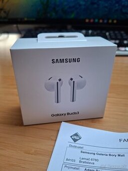 Slúchadlá Samsung Galaxy Buds3 biele